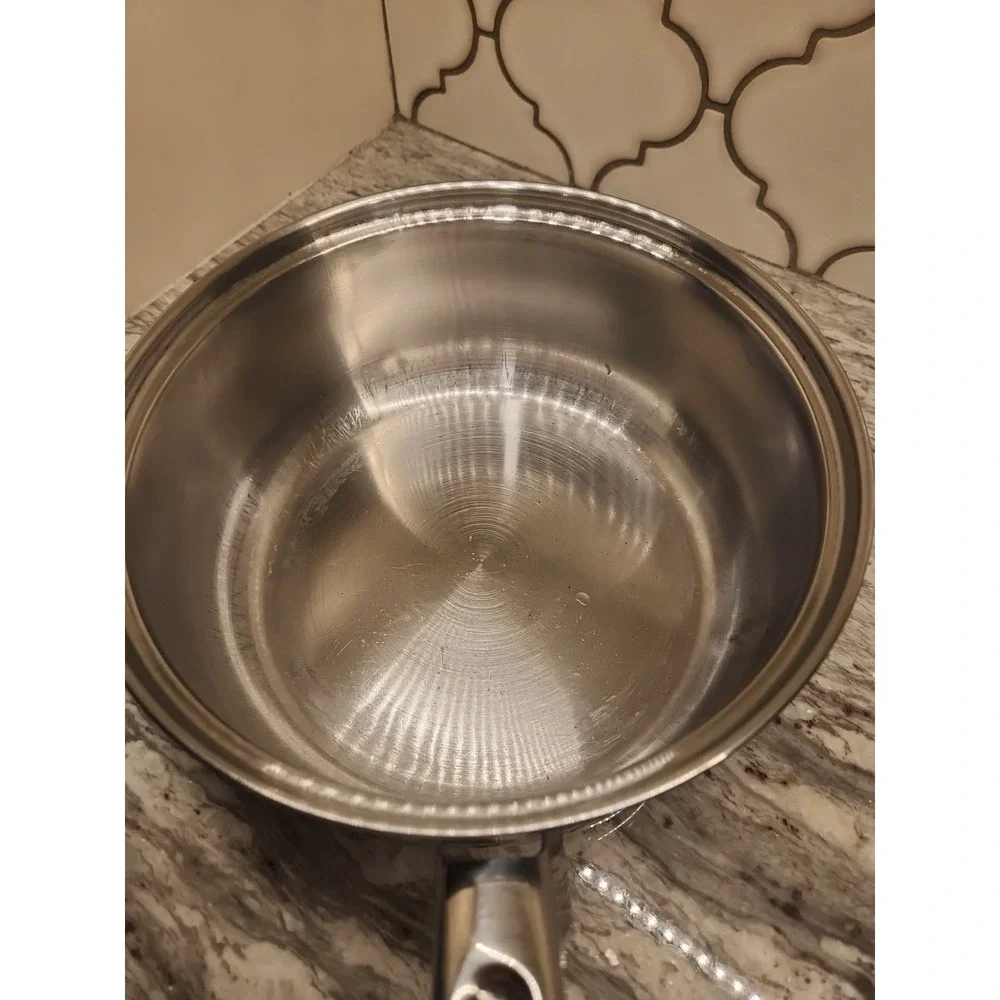Heuck Classics 2 Quart Stainless Steel‎  Saucepan w/Stainless Lid